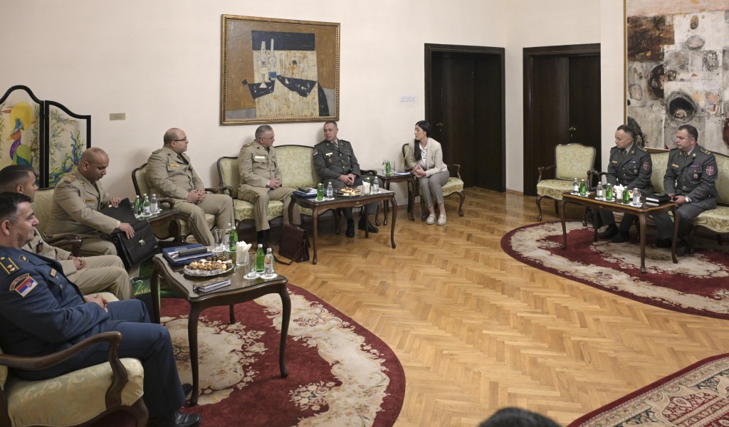 Algerian delegation visiting Public Relations Department of Ministry of Defence