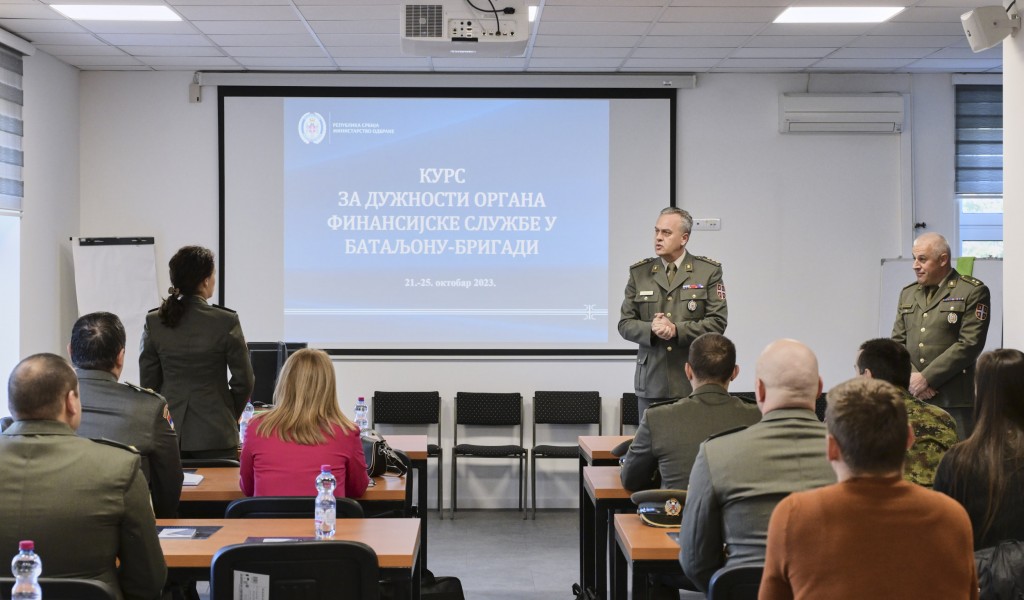 Course for Duties of Financial Service Authority in a Battalion-Brigade opens