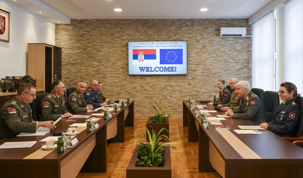 Председавајући Војном комитету Европске уније у посети Србији 