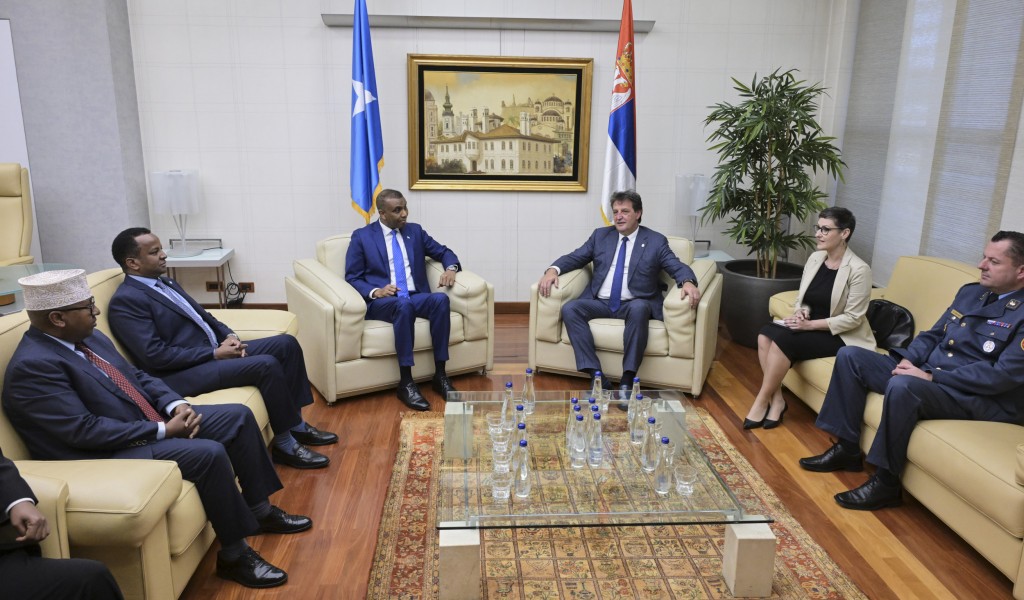 Minister Gašić welcomes delegation from Federal Republic of Somalia