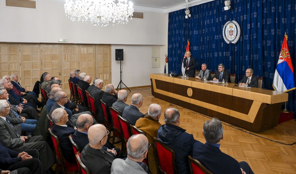 Serbian Generals and Admirals Club given briefing on current global security situation