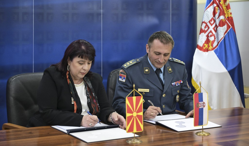Potpisivanje plana BVS sa R S Makedonijom