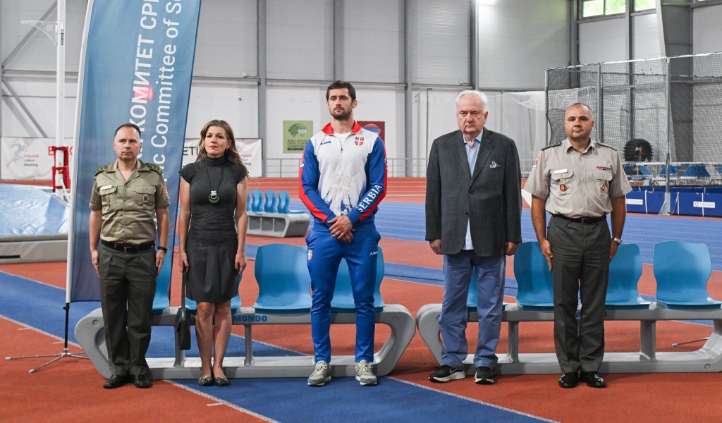 Svečani ispraćaj takmičara iz Olimpijskog tima u Atletskoj dvorani Vojne akademije