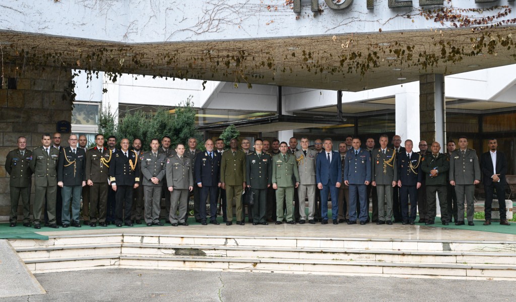 Foreign military representatives receive briefing on issues within the competence of the Defence Policy Sector