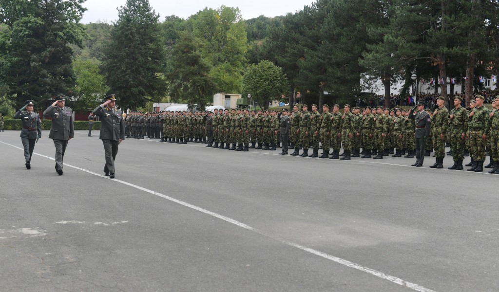 Održana svečanost polaganja vojničke zakletve u Leskovcu