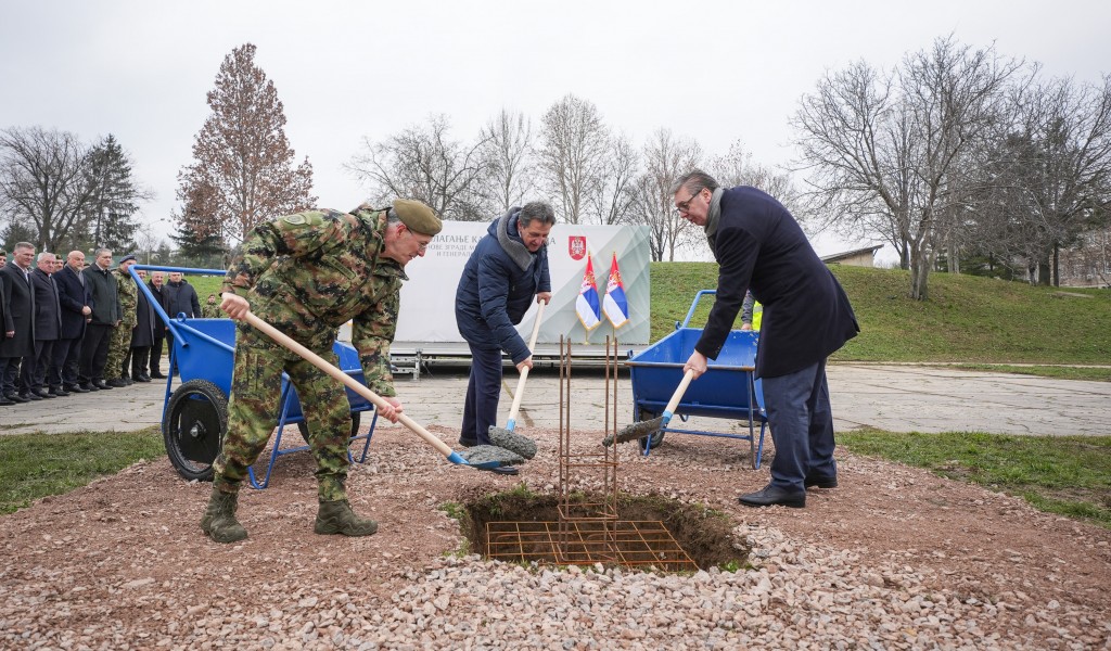 Положен камен темељац за изградњу нове зграде Министарства одбране и Генералштаба Војске Србије