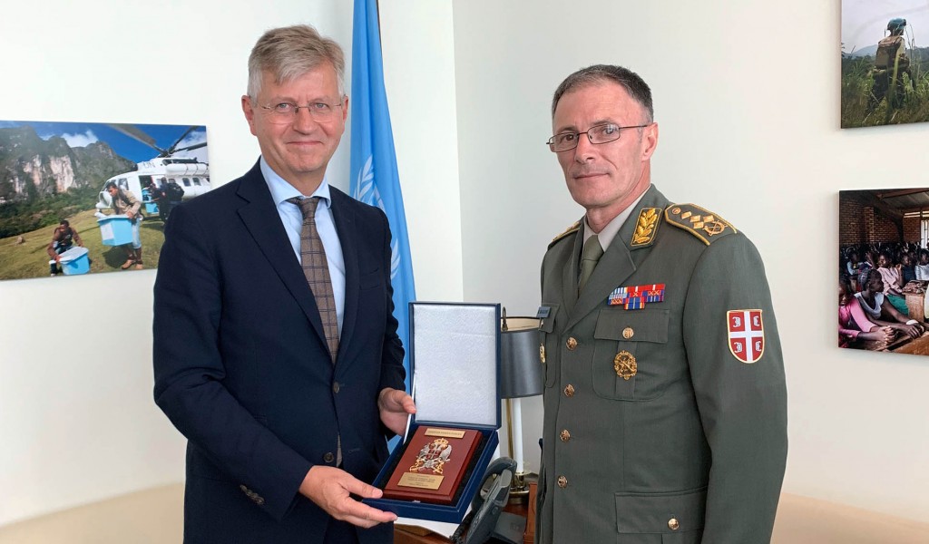Chief of the General Staff with the Under Secretary General of the UN