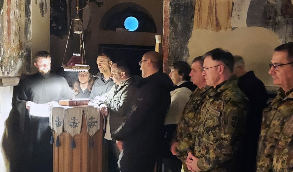 Посета начелника Генералштаба манастиру Студеници