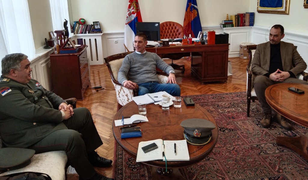 Обилазак Центра Министарства обране Кикинда