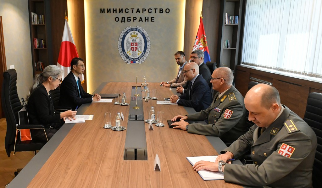 Minister Vučević meets with newly appointed Ambassador of Japan