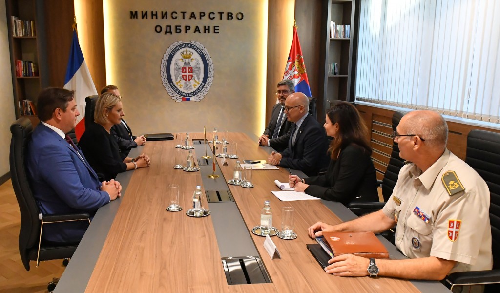 Sastanak ministra Vučevića sa delegacijom francuskih parlamentaraca članova Grupe prijateljstva sa Srbijom