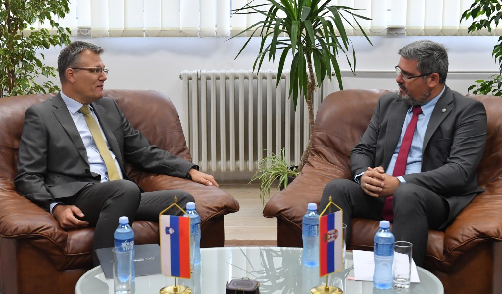 State Secretary Starović meets with Slovenian ambassador