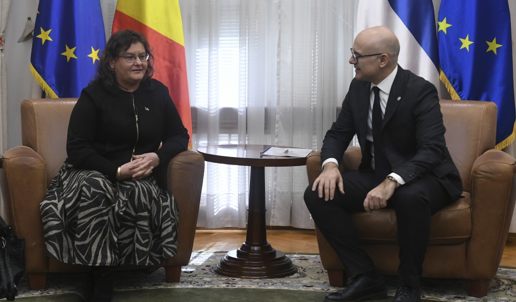 Meeting between Minister of Defence and Romanian Ambassador
