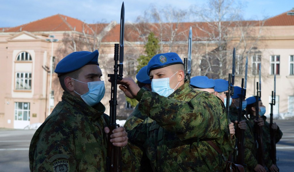 Training of Soldiers in Serbian Armed Forces Guard