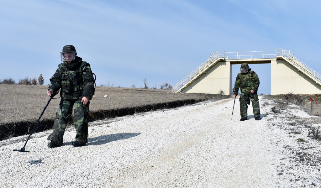 Army engineer units undergo training