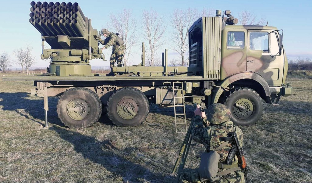 Winter training with modern missile systems