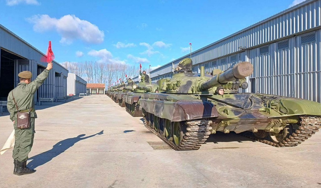 Regular Training for Tank Crews in First Army Brigade