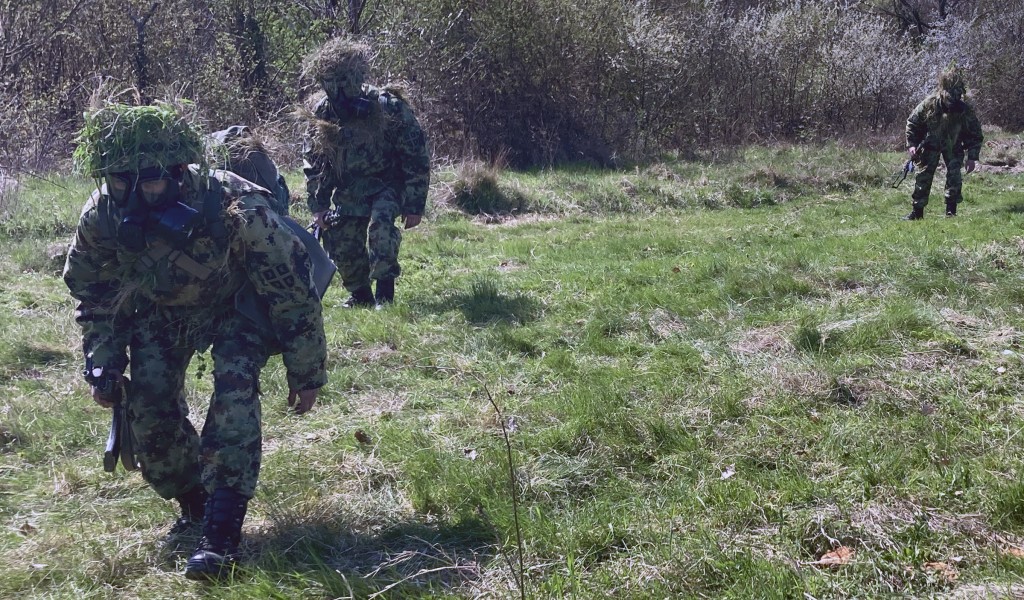 March class undergoes combat training