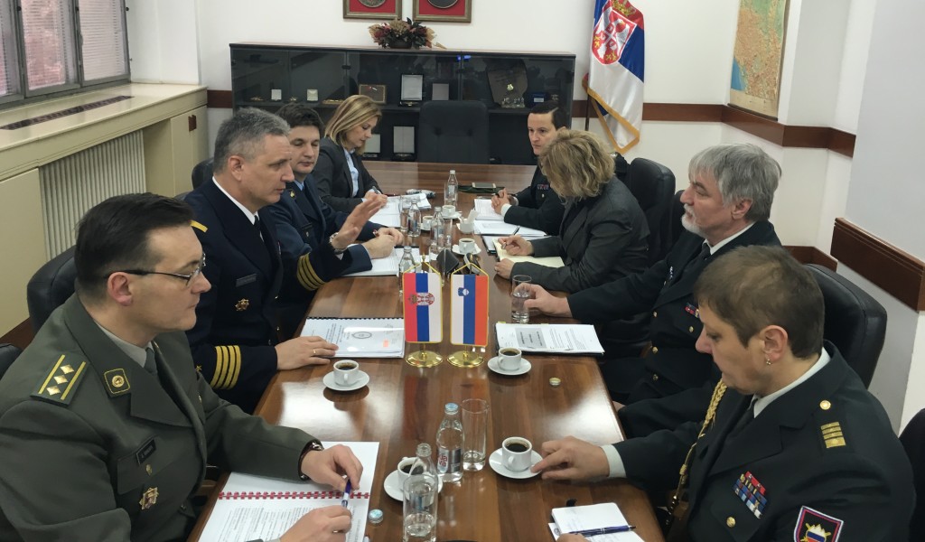 Bilateral defence consultations with Slovenia
