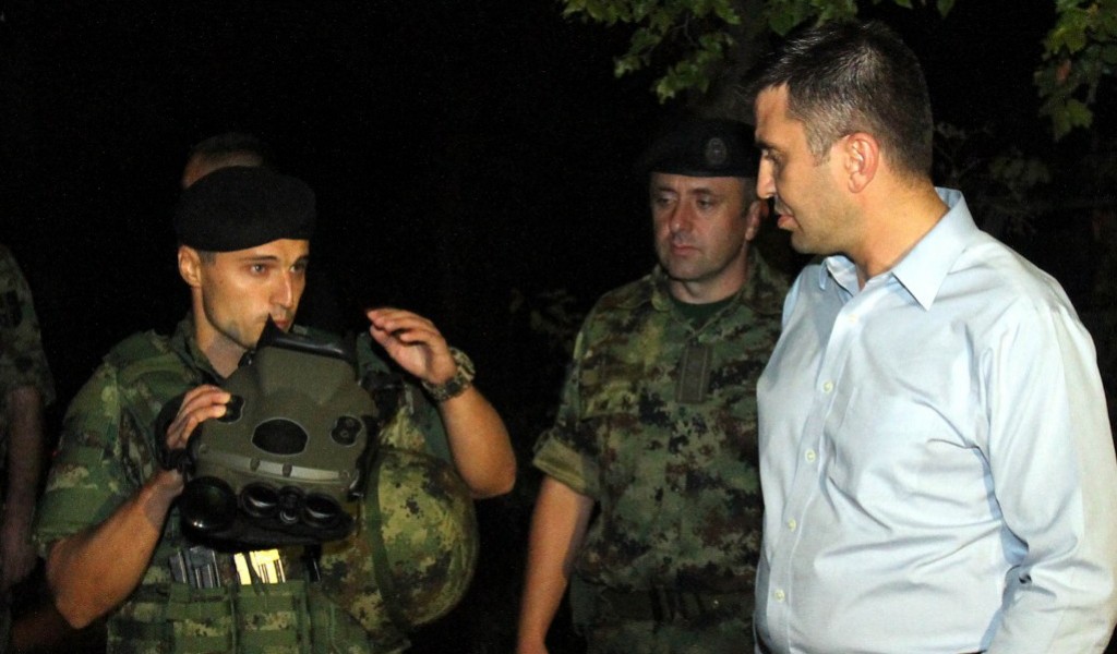 Minister Djordjevic visits Joint Military and Police Force