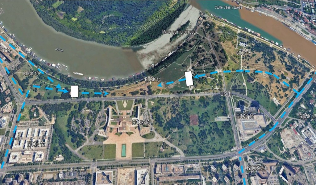 Notice to visitors of Power of Unity military parade