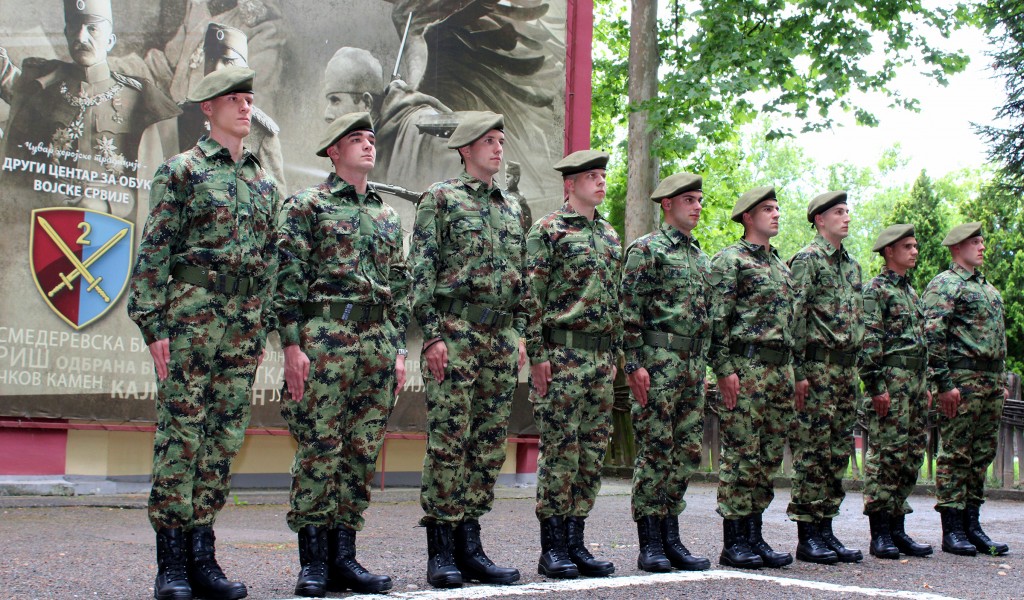 New soldiers start their military service