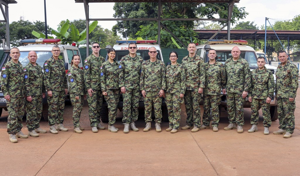 Rotation of SAF medical team in Central African Republic