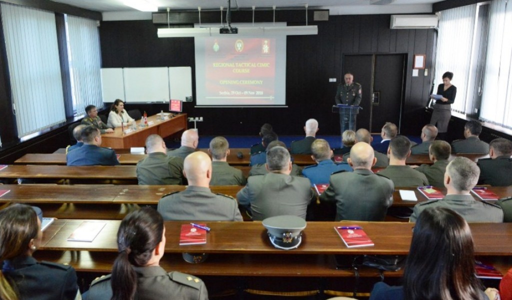 Otvoren Regionalni taktički kurs civilno vojne saradnje