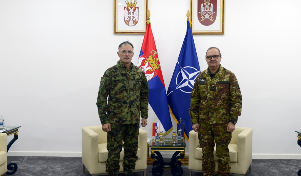 Састанак начелника Генералштаба Војске Србије с командантом Кфор 