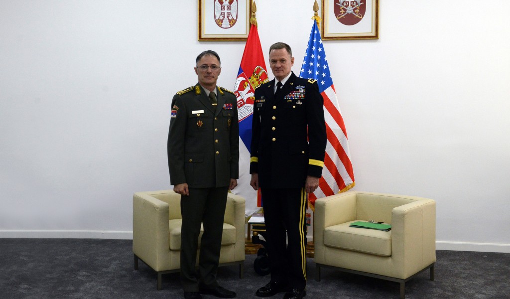 Visit from US European Command Deputy Commander