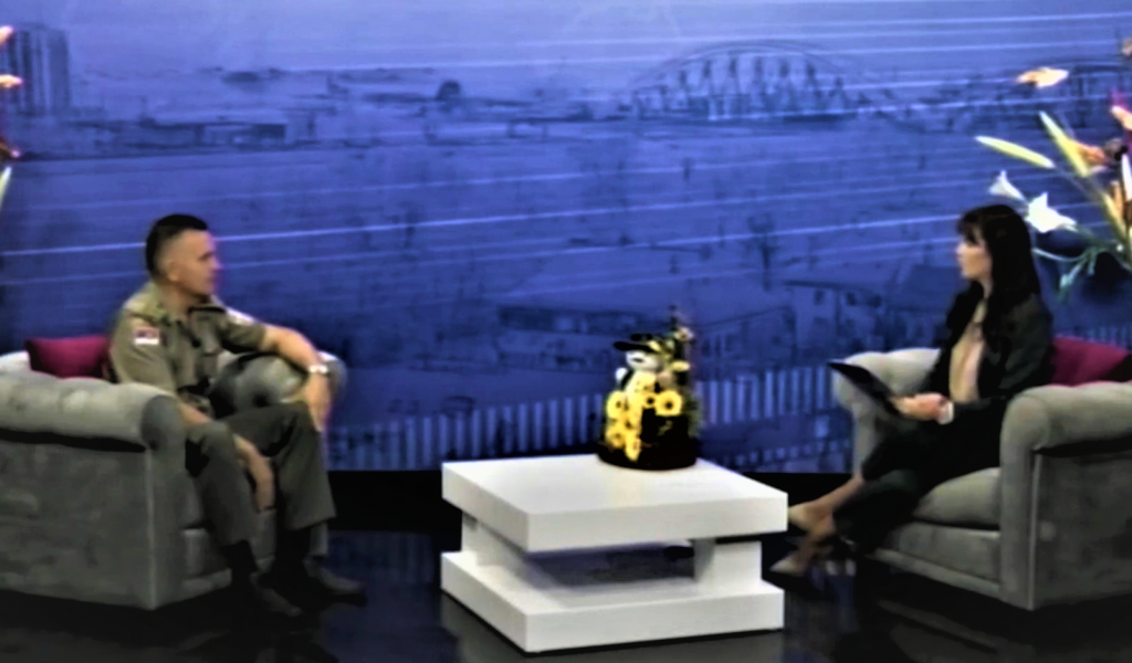 Promotion of voluntary military service in Dunavsko Popodne show