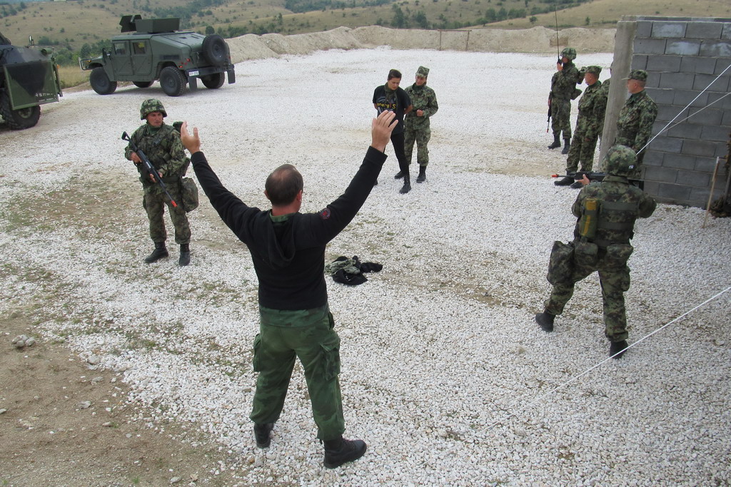 Završena taktička vežba Prve brigade Srpski štit 09 