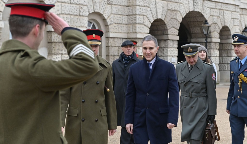 Minister Stefanović Toured Household Cavalry Regiment