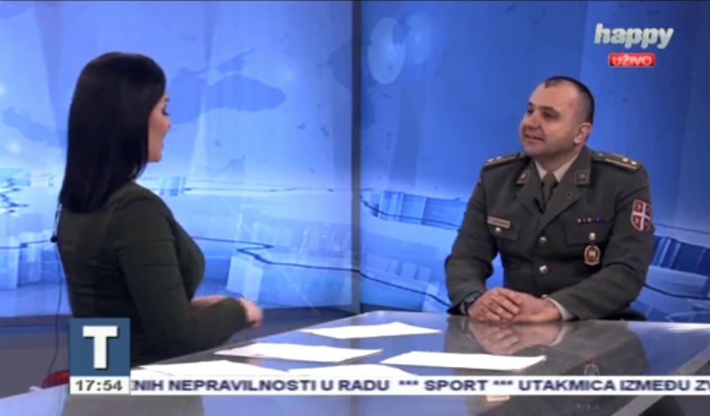 TV Hepi U emisiji Telemaster o konkursima za vojne škole