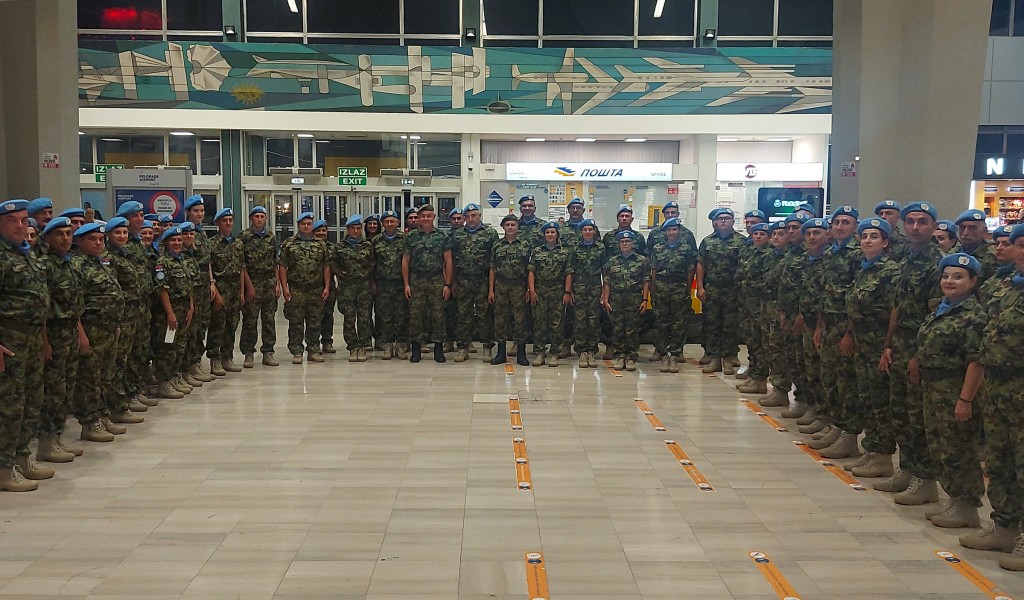 Rotation of SAF contingent in MINUSCA