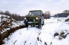 Off-road driver training for participation in peacekeeping missions