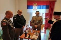 Припадници Војске Србије на усавршавању у Републици Грчкој прославили крсну славу