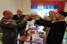 Pripadnici Vojske Srbije na usavršavanju u Republici Grčkoj proslavili krsnu slavu