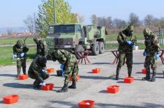 Training of members of the Armed Forces of Montenegro at the CBRN Training Centre
