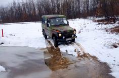 Off-road driver training for participation in peacekeeping missions