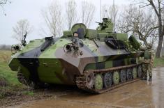 Obuka na usavršenim samohodnim haubicama