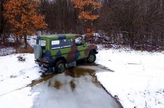 Off-road driver training for participation in peacekeeping missions