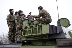 Obuka na usavršenim samohodnim haubicama