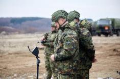 Тактичка увежбавања и бојева гађања јединица Копнене војске