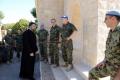 With Serbian peacekeepers in the south of Lebanon