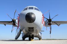 Flight training on SAF’s new transport aircraft