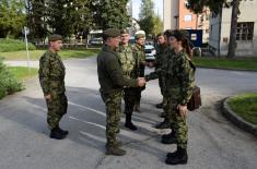 Обилазак јединице Централне логистичке базе