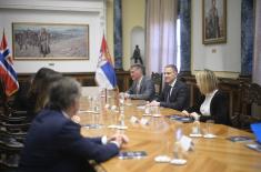 Meeting between Minister Stefanović and Royal Norwegian Ministry of Defence delegation