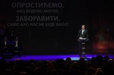 Predsednik Vučić: Nećemo da klečimo i molimo, to je bila agresija