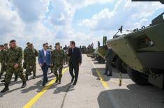 Minister Stefanović Attends Preparedness Check for Demonstration of Capabilities of Serbian Armed Forces “SHIELD 2022”